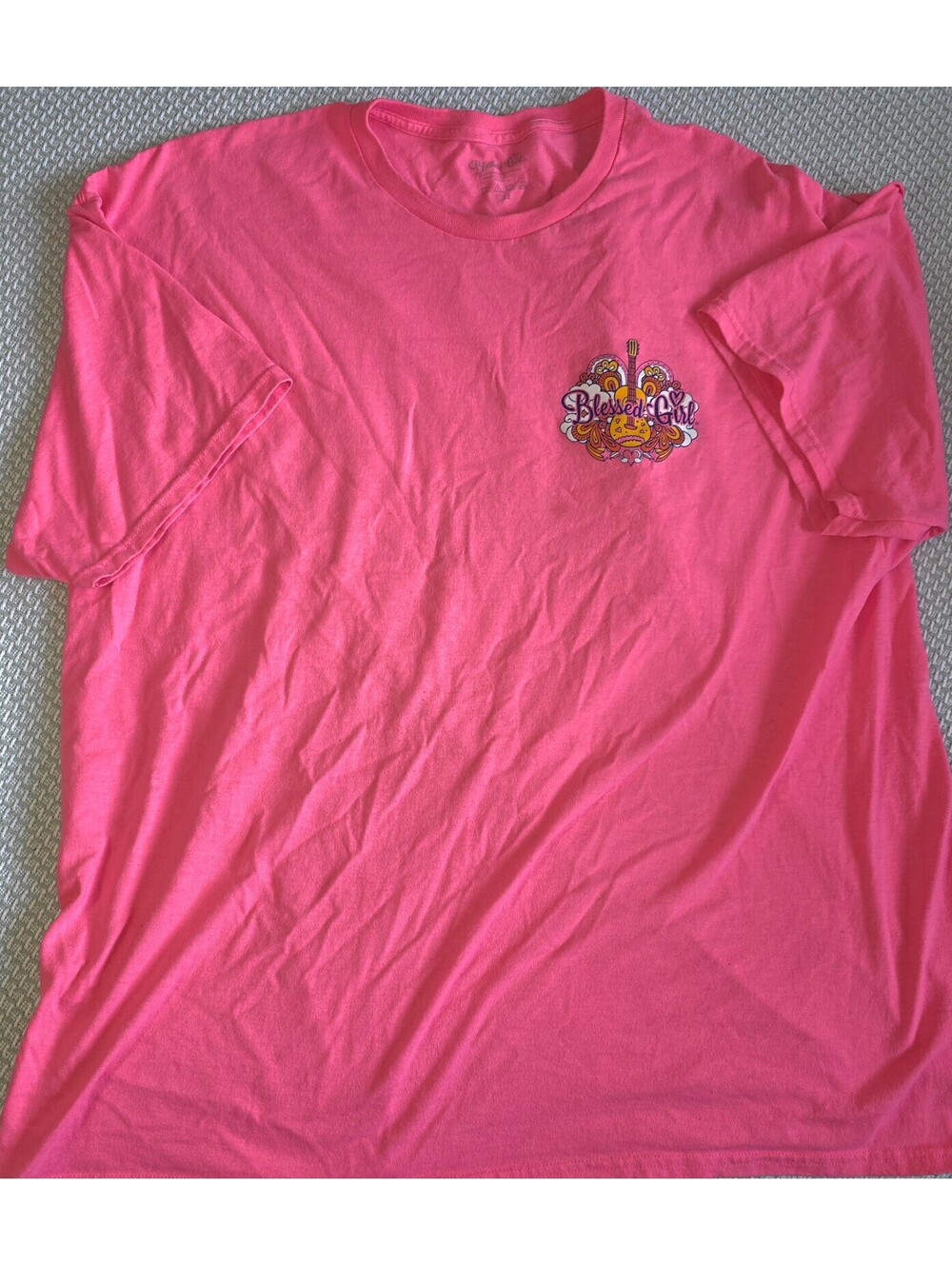 Blessed Girl hot pink T-shirt size 3X